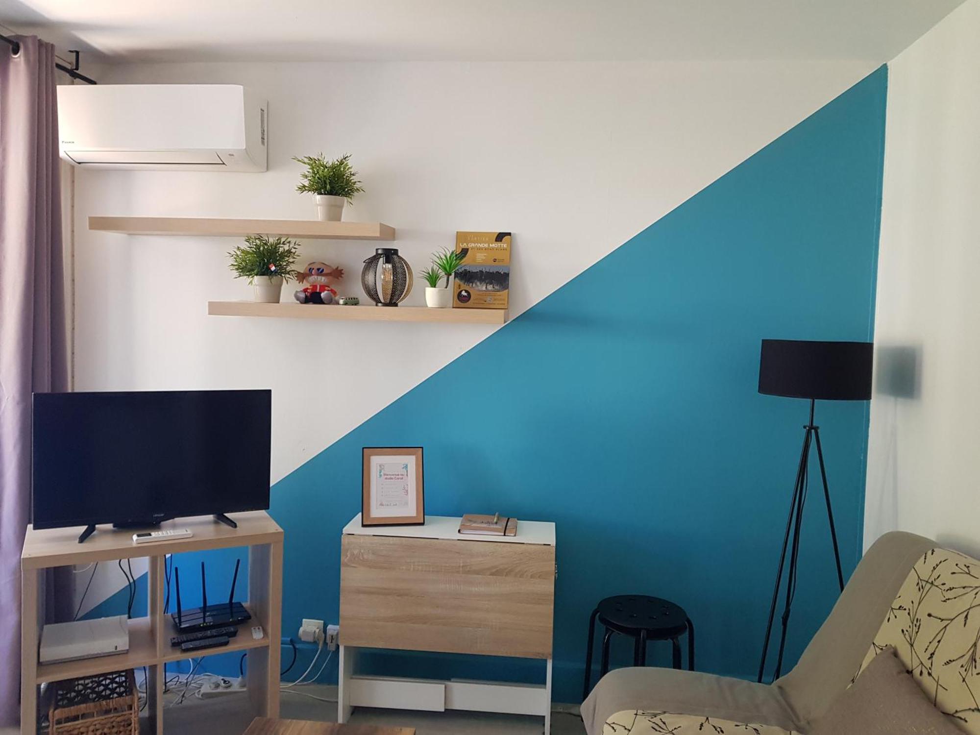Corail Studio - 2Min Plage Centre Ville - Clim - Wifi - Parking Prive - Ideal Famille - La Grande Motte Zewnętrze zdjęcie